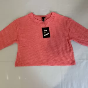 Girls’ Boxy Waffle Long Sleeve T-Shirt