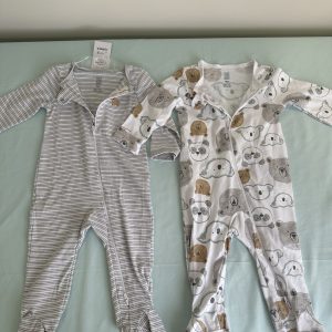 Just One You by Carter’s set of 2-SLEEP & PLAY w/2-way zips sz 9 Months BOY NEW