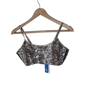 Adidas Womens Knitted Pattern Sportsbra Running Athletic Sports Bra Top