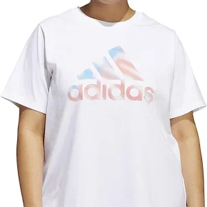 Adidas Plus Size 2X Americana Badge of Sport Tee Short Sleeve HL8500