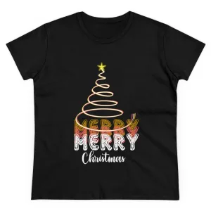 Merry Christmas – Women’s Midweight Cotton Tee