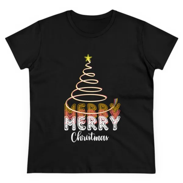Merry Christmas – Women’s Midweight Cotton Tee