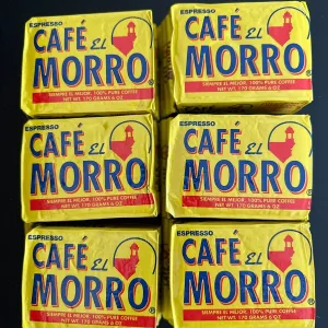 6 Cafe El Morro Puerto Rico Espresso Coffee Bricks 36oz Total Sealed Fast Ship