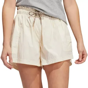 Adidas HK9921 Womens Wonder White Utility Woven Short Size XS