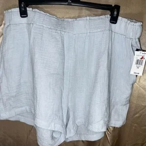Womens Stitch Star Pull On Elastic Shorts Size 2X NWT