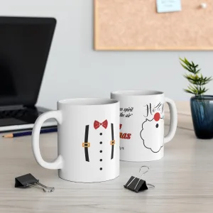 Personalized Christmas Coffee Mug, Ho Ho Ho Coffee Mug, Santa Claus Personalized Mug Christmas, Christmas Gif, Coffee Mug Personalized