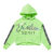 Girls Hoodie Sweatshirt Green Size S (7/8) Pullover Shiny Metallic Logo