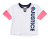 Justice Girls J-Sport Colorblock Lace Up T-shirt Shirt, Size Large (12/14)