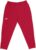 Red Woven Performance Track Bottom Athletic Pants Mens