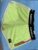 Justice Sport Girls Neon Lime Green & White Athletic Running Shorts